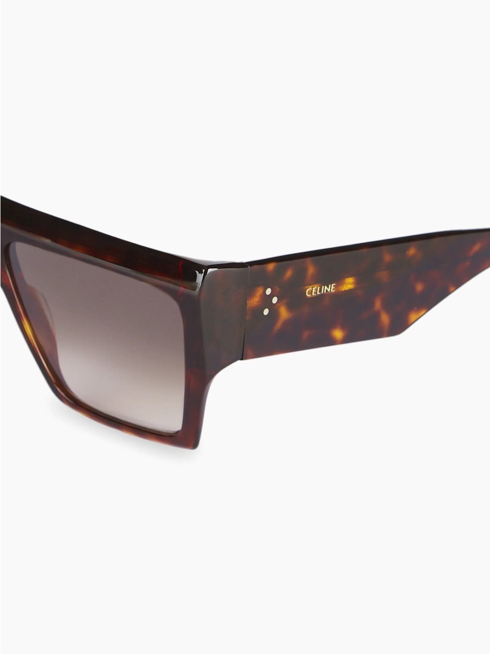 CELINE Authentic 60MM Oversized Tortoiseshell Sunglasses, New, In Case $460 - Picture 2 of 8
